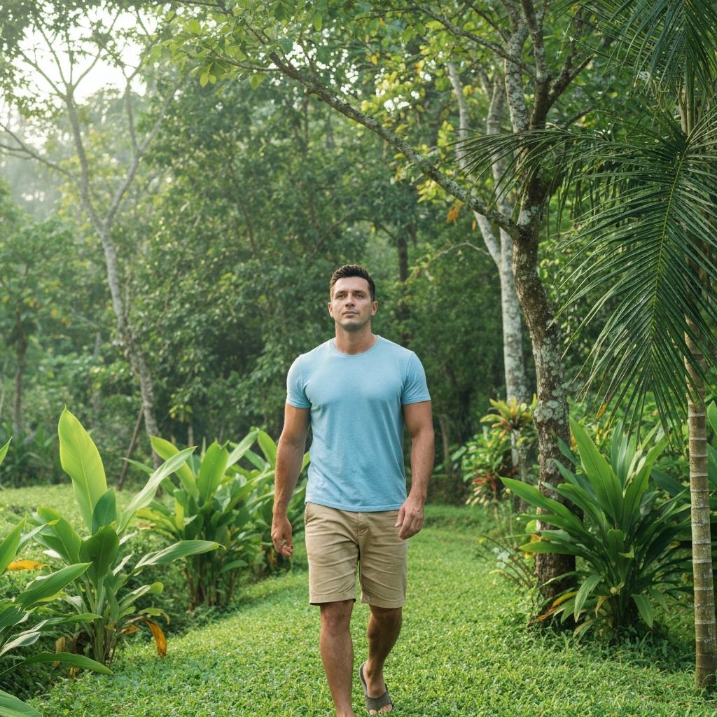 Conceptual representation of natural male wellness approaches