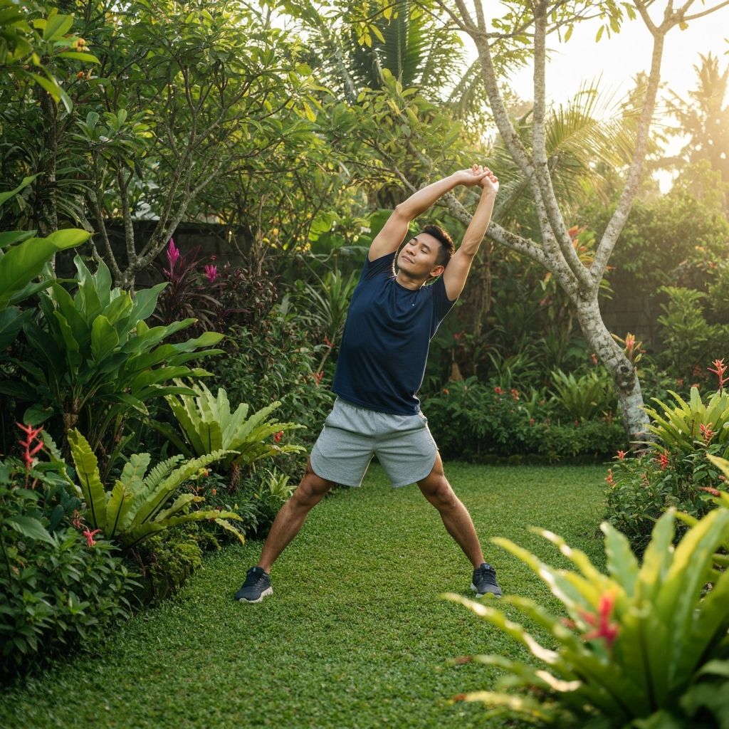 Active lifestyle elements in natural setting